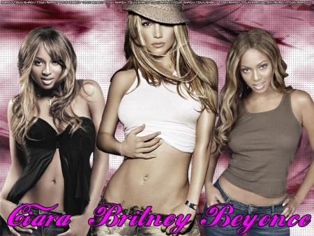 ciara  britney and beyonce